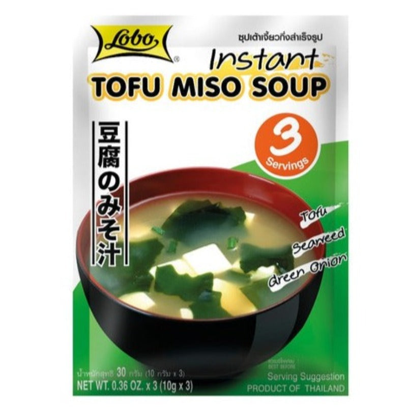 泰国 清真 烹饪调料 豆腐味增汤 3x10克 /HALAL Instant Tofu Miso Suppe 3x10g Lobo