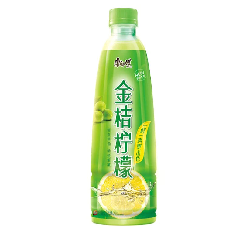 康师傅 金桔柠檬 500毫升 /Kumquat/Zitrone Getränk 500ml MASTER KUNG