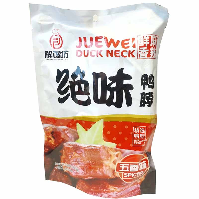 绝味 五香鸭脖 105克 /Marinade Entenhals 105g JUEWEI