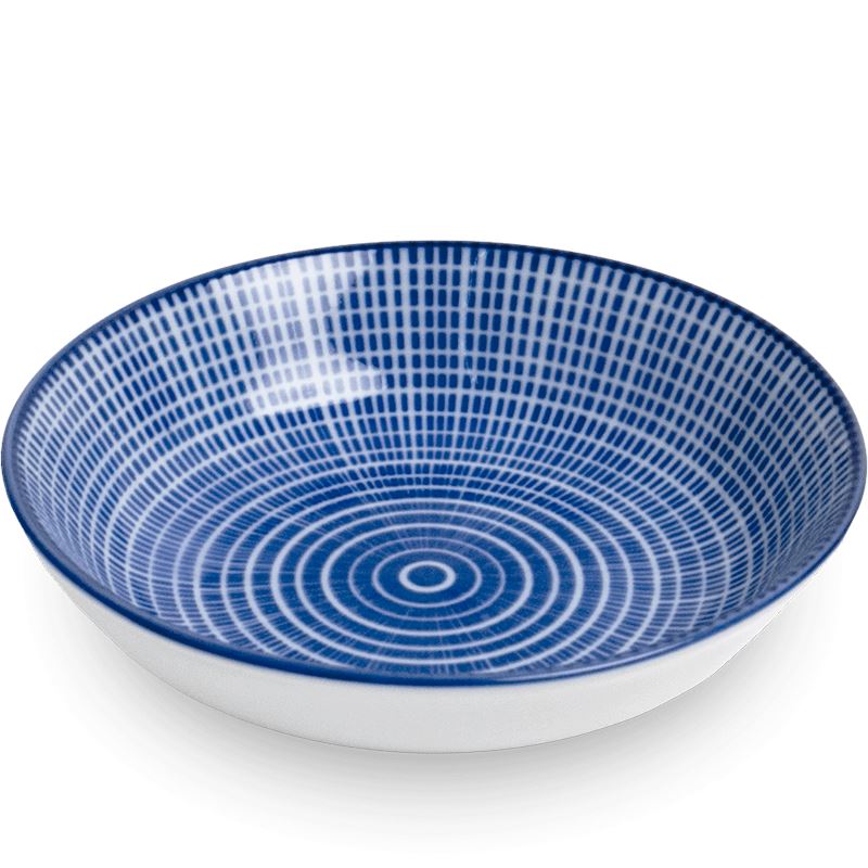 中式蓝十草纹 酱碗 / Soßenschälchen Ø9.8cm H2,5cm Tokusa Blue 1pc EMRO