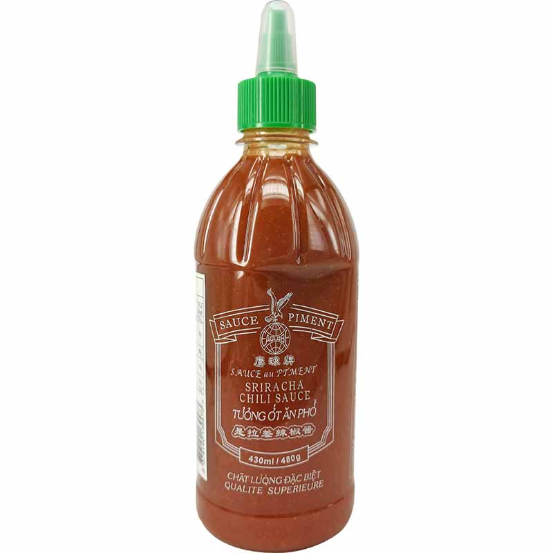 鹰球牌 是拉差辣椒酱 辣 430毫升 /Sriracha Chillisosse scharf 430g EAGLOBE