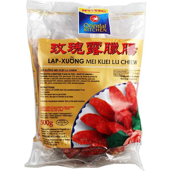万兴 玫瑰露腊肠 香肠 500克 / Chinesische Wurst 500g Oriental Kitchen