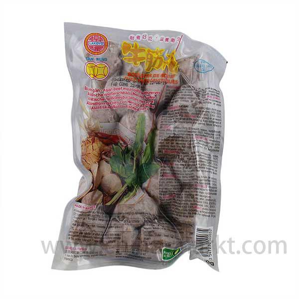 冰冻-Tiefgefroren! 乐口福 牛筋丸 500克/ Rindfleischbällchen mit Sehne 500g LAKOVO