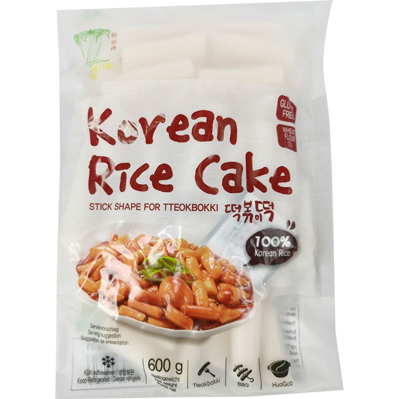 韩国年糕条 600克 / Reiskuchen Streifen *Tteokbokki* 600g TCT
