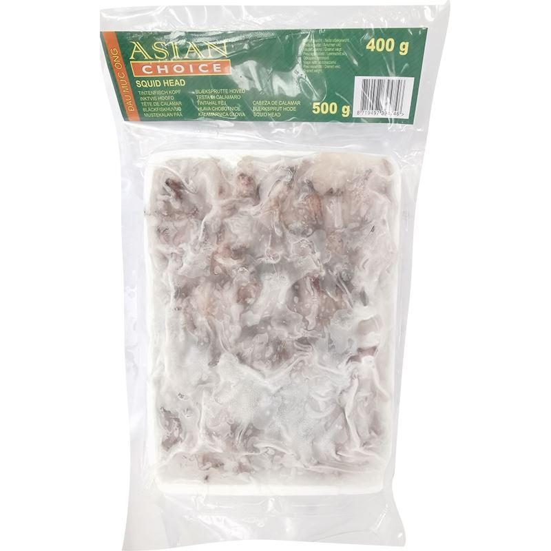 冰冻-Tiefgefroren 椰树牌 鱿鱼头 500克 /Tintenfischkopf (20% Glasur) 500g TCT