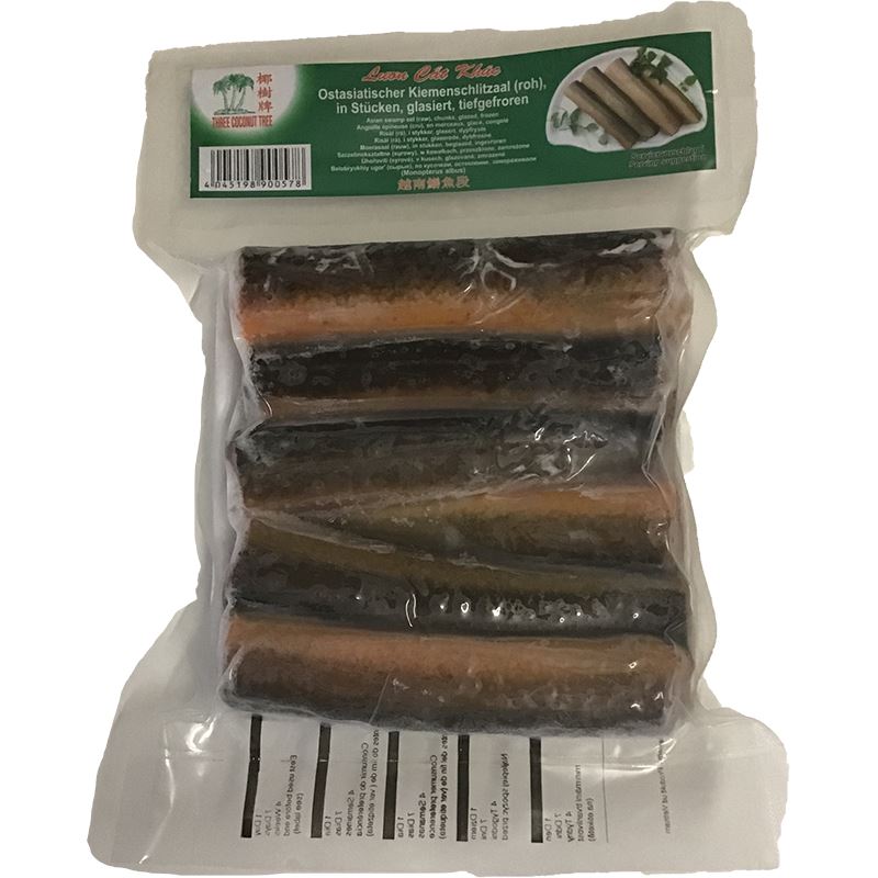 冰冻-Tiefgefroren! 椰树牌 速冻越南鳝鱼段450克/Ostasiatischer Kiemenschlitzaal 450g TCT