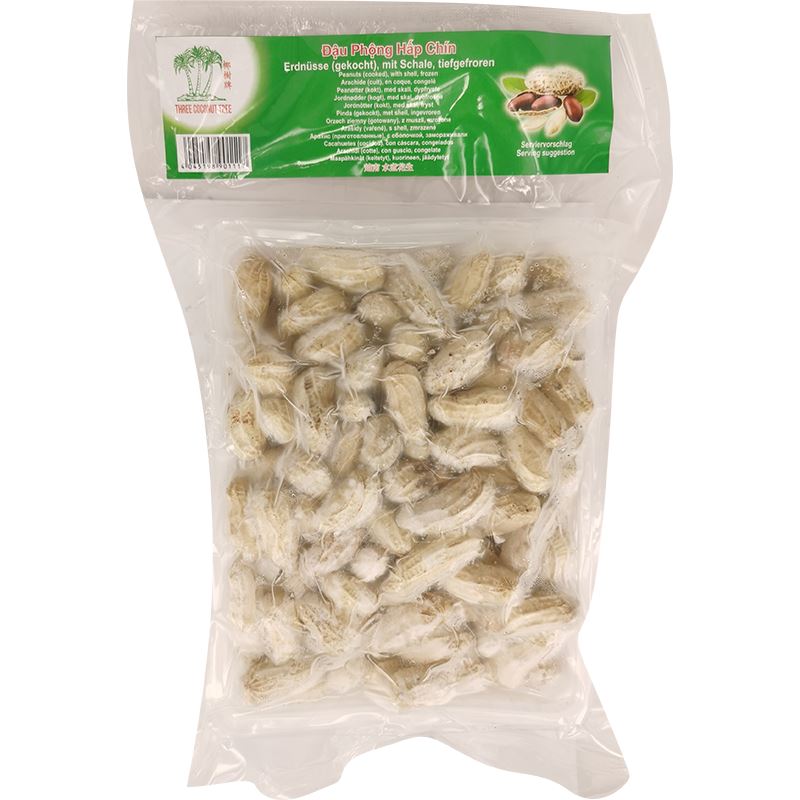 冰冻-Tiefgefroren! 椰树牌 水煮花生 500克/ Gekochte Erdnuss mit Schale DauPhongLuoc 500g TCT