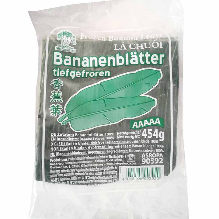 冰冻-Tiefgefroren! 椰树牌 香蕉叶 454克 /Bananenblätter 454g TCT