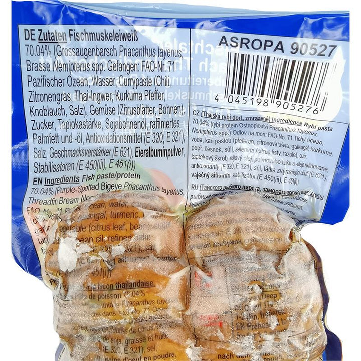 冰冻-Tiefgefroren! 椰树牌 泰式鱼饼 200克/Thai Fischfrikadelle 200g TCT