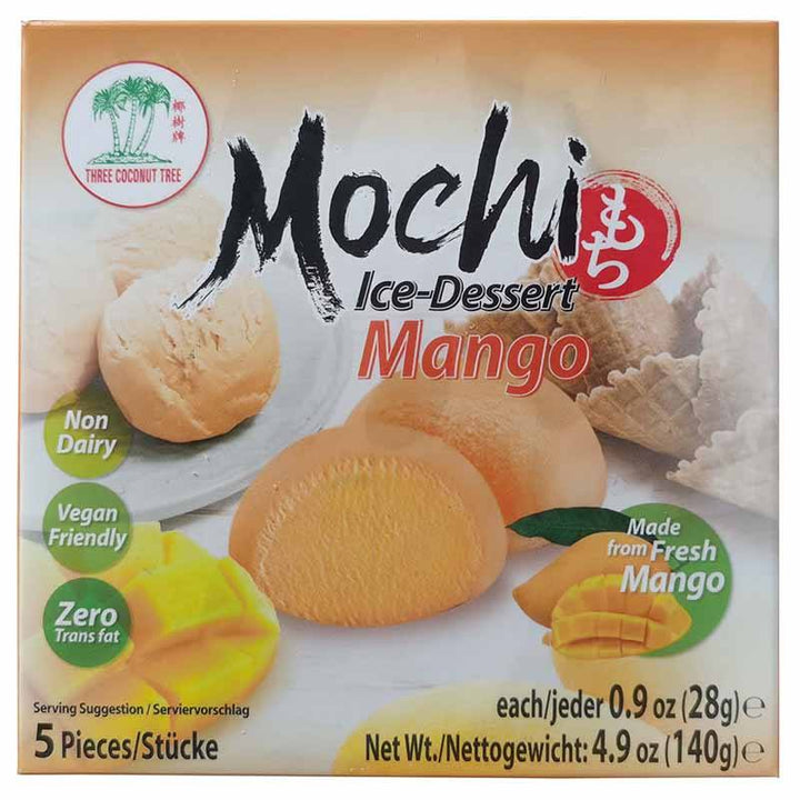 冰冻-Tiefgefroren! 椰树牌 芒果麻薯冰激凌 140克 /Mochi Eis mit Mango TCT 140g