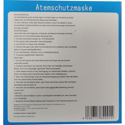 FFP2 JW Atemschutzmaske EN149:2001 + A1:2009 10 Stück