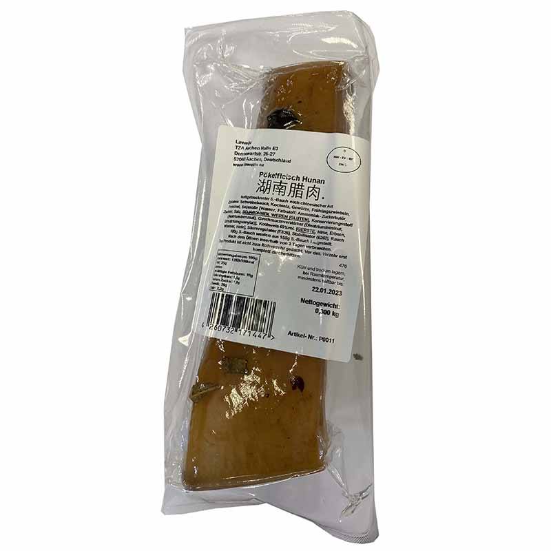 冰冻-Tiefgefroren 腊味居 湖南腊肉 300克 /Pökelfleisch Hunan Art 300g LAWEIJU