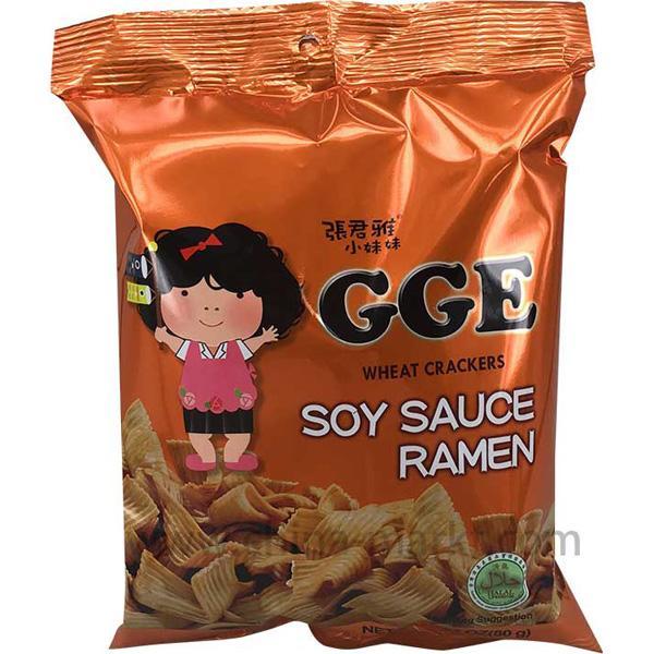 维力 张君雅小妹妹 酱油味 80克 /GGE Wheat Crackers Soy Sauce Ramen 80g WeiLih