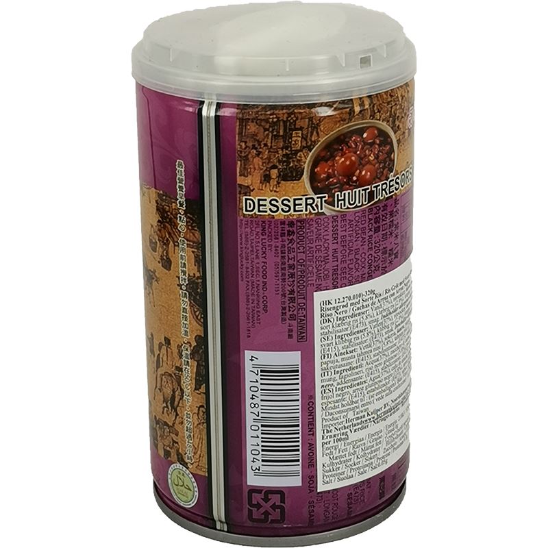 亲亲 紫米八宝粥 320克 /Reisbrei mit Schwarzem Reis 320g ChinChin
