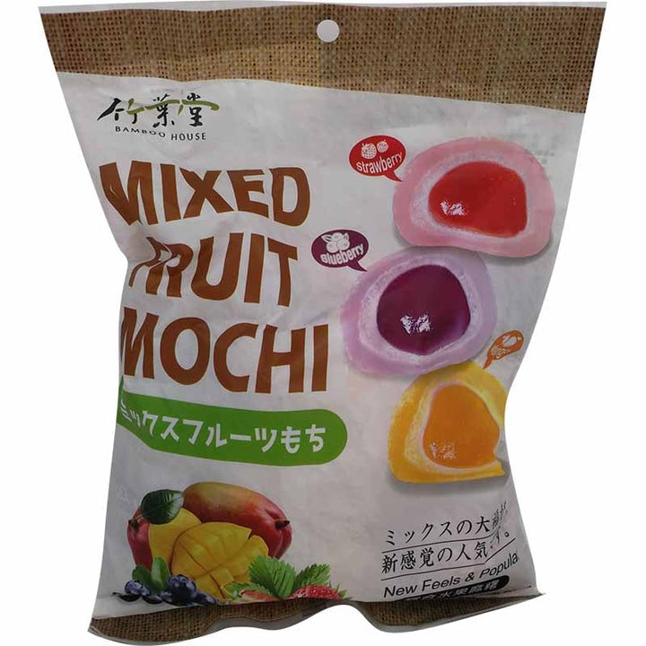 竹叶堂 混合水果口味麻薯 250克 /Mixed Obst Mochi 250g TW Bamboo Hause