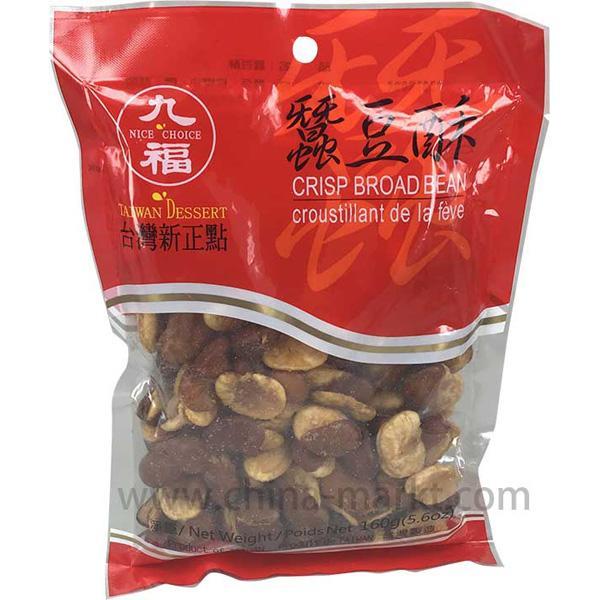 九福 台湾新正点 蚕豆酥 160克 /Knusprige Saubohnen 160g Nice Choice