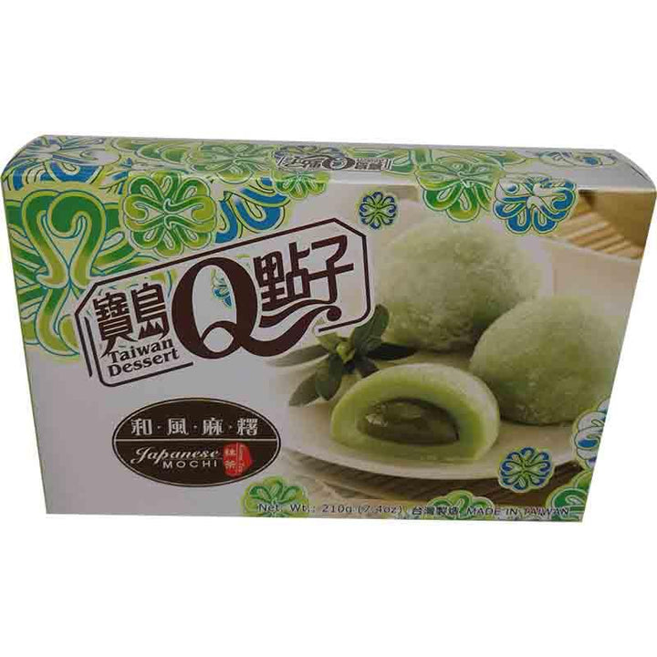 宝岛Q点子 和风麻薯 抹茶 210克 /Grüner Tee Matcha Mochi He Fong 210g TW
