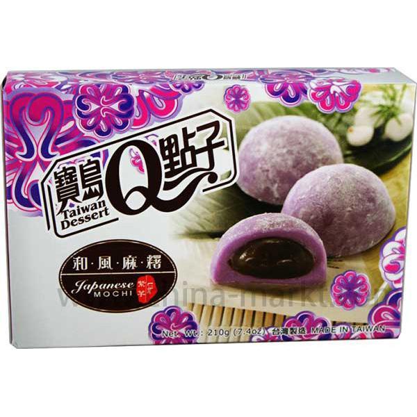 宝岛Q点子 和风麻薯 紫芋 210克 /He Fong Mochi Ube 210g TW