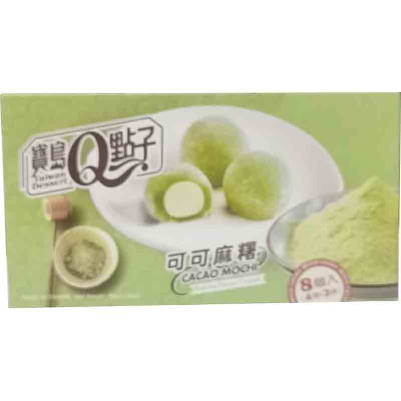 宝岛Q点子 可可麻糬 抹茶风味 80克 /Micro Mochi Matcha Geschmack 80g TW