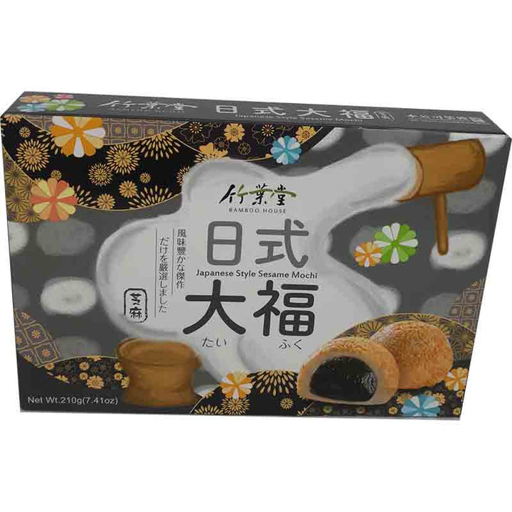 竹叶堂 日式大福麻薯 黑芝麻 210克 / Seasam Mochi 210g TW Bamboo Hause