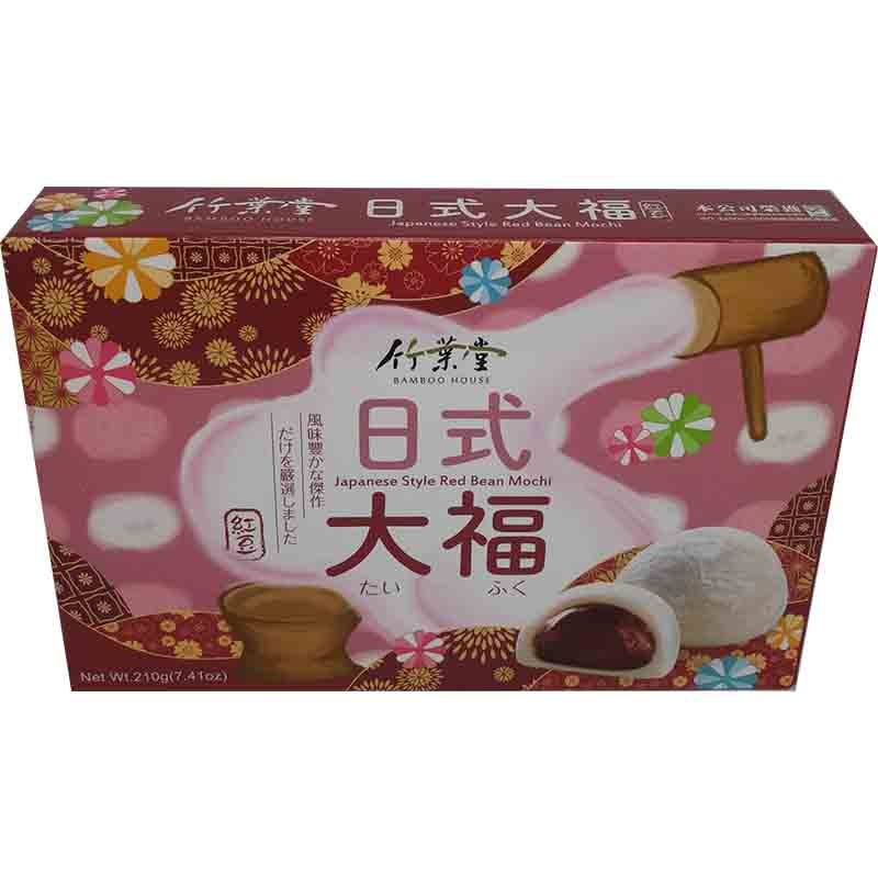 竹叶堂 日式大福麻薯 红豆 210克 /Rote Bohnen Mochi 210g TW Bamboo Hause