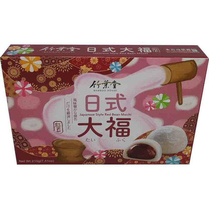 竹叶堂 日式大福麻薯 红豆 210克 /Rote Bohnen Mochi 210g TW Bamboo Hause