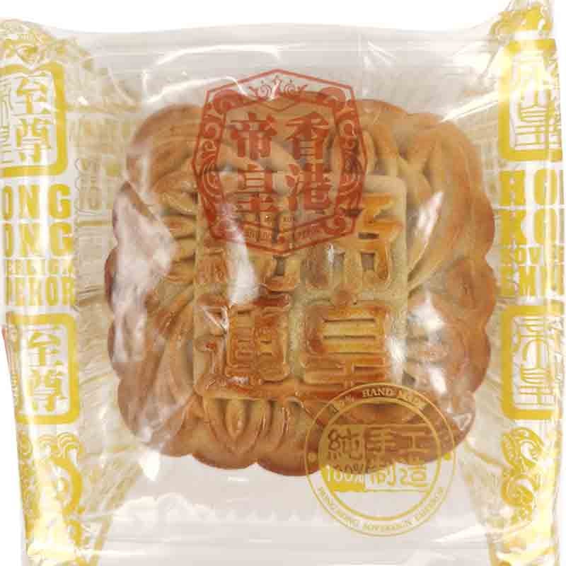 香港帝皇 纯白莲蓉月饼 187.5克 /Mondkuchen Rührkuchen Lotussamenpaste 187.5g KING