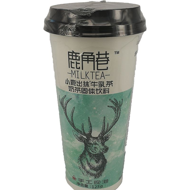 鹿角巷 小鹿出抹牛乳茶 奶茶固体饮料 123克 /Teemilch Getränk Mocha 123g LJG