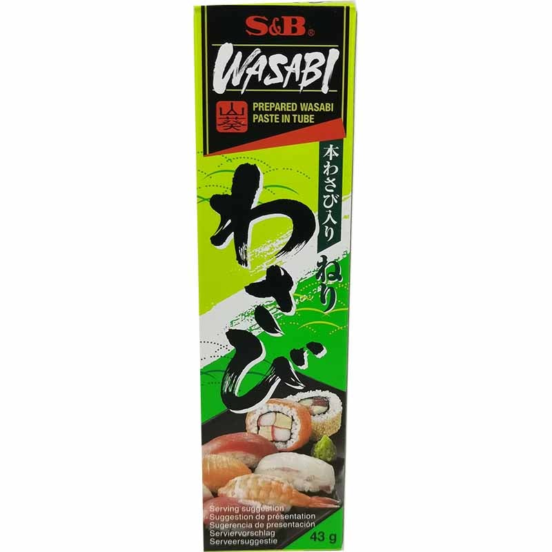 本生 青芥辣 芥末膏 43克 /Wasabi Paste Tube 43g S&B