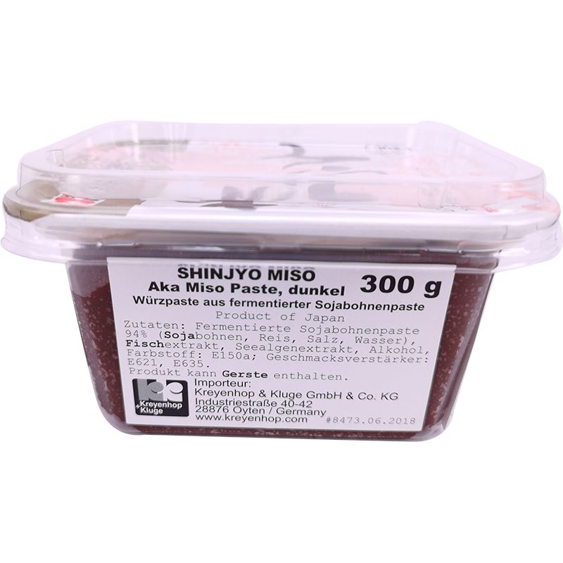 新庄日本料理酱味增(浓) 300克 /Shinjyo Miso Dunkle Miso Suppenpaste 300g