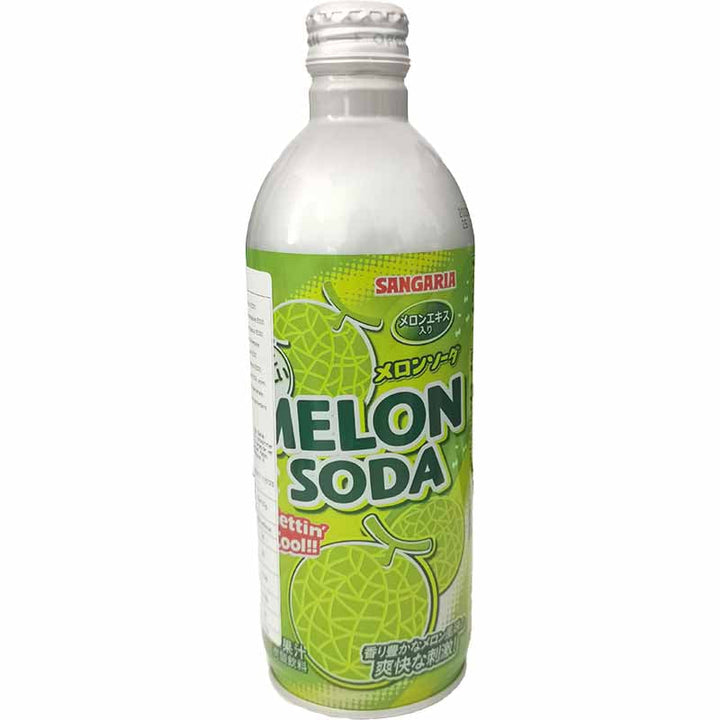 日本 苏打汽水 哈密瓜味 500毫升 /Japan Sangaria Soda Getränk Melon 500ml