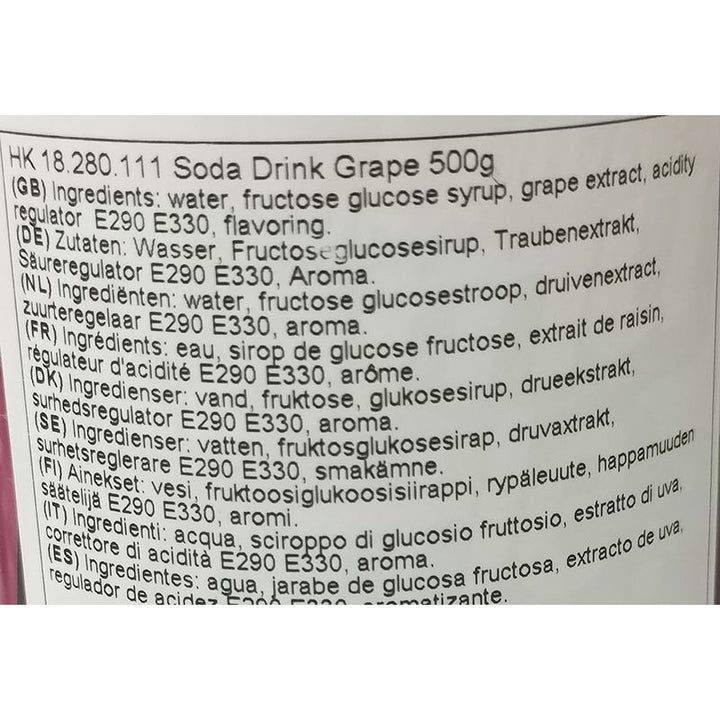 日本 苏打汽水 葡萄味 500毫升 /Japan Sangaria Soda Getränk Trauben 500ml