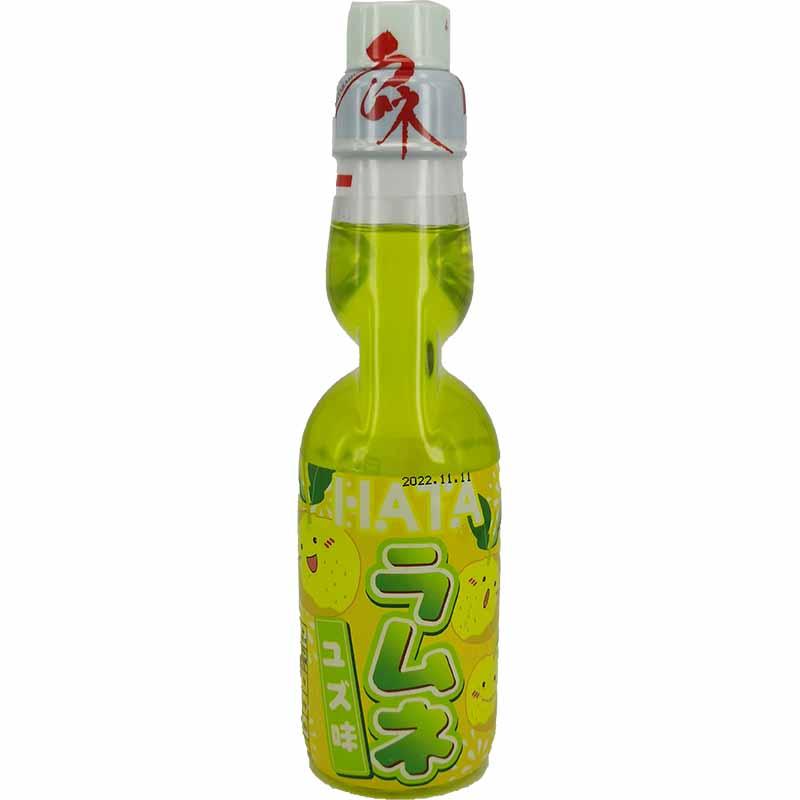 日本波子弹珠汽水 柚子味 200毫升 /Hatakosen Ramune Grapefruit Geschmack 200ml