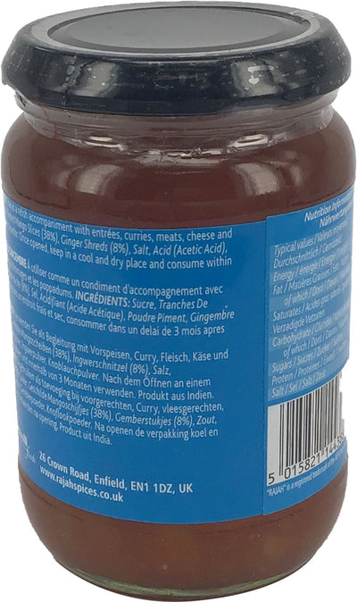 印度 姜蓉芒果酱 340克 /Mango Ingwer Chutney 340g RAJAH