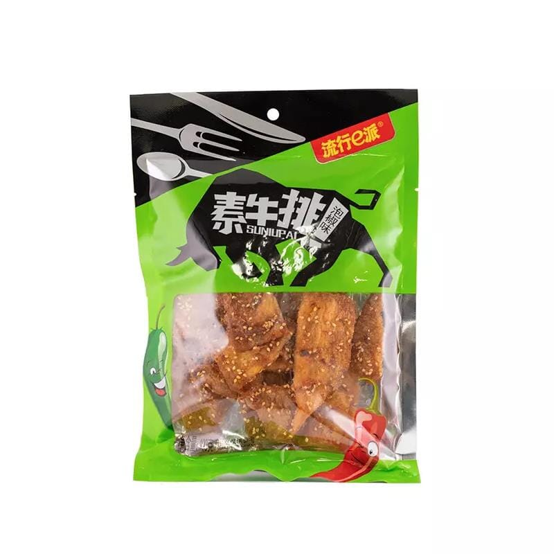 流行e派 素牛排泡椒味 100克 /Tofu Steak mit Bergchili 100g LXEP
