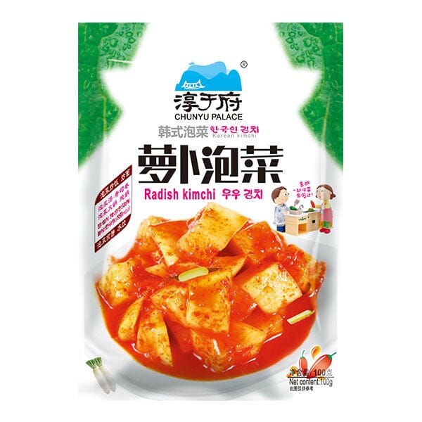 淳于府 韩式 萝卜泡菜 100克 /Koreanische Kimchi mit Rettich 100g