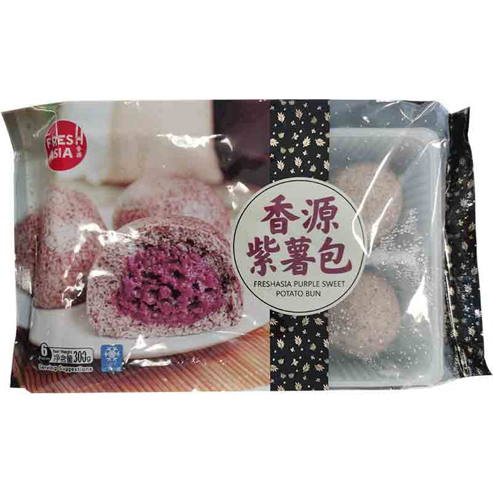 冰冻-Tiefgefroren! 香源 紫薯包 300克 /Süßkartoffel Brötchen 300g Freshasia