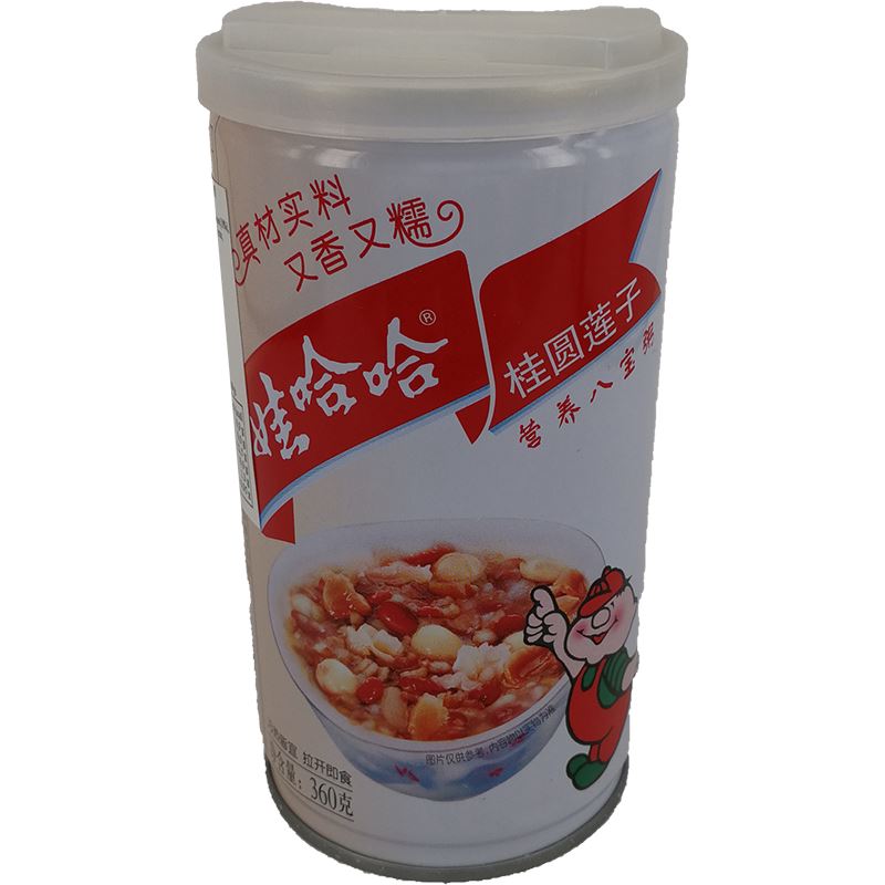 娃哈哈 桂圆莲子八宝粥 360克 /Klebereissuppe 360g WHH