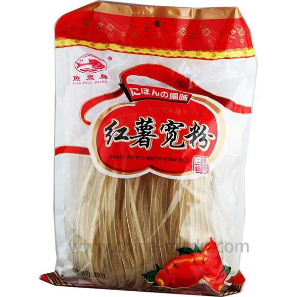 鱼泉 红薯宽粉 350克 /Süßkartoffelnudeln Breit M 350g FISHWELL