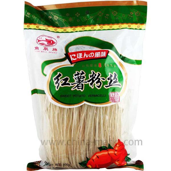 鱼泉 红薯粉丝 500克 /Süßkartoffel Vermicelli 500g