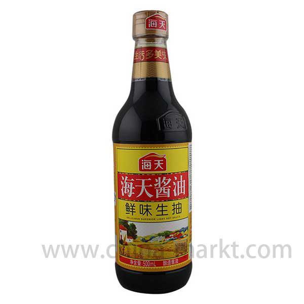 海天酱油 鲜味生抽 500毫升/ Delicious Superior Helle Sojasauce 500ml HADAY