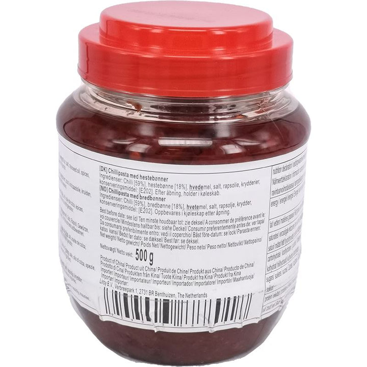 鹃城牌 红油郫县豆瓣 500克 /Bohnen Sauce in Chili Öl PIXIAN 500g JUANCHEN