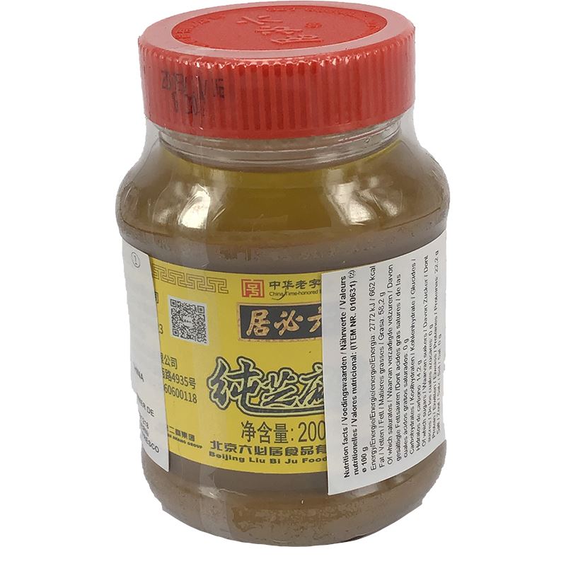 六必居 纯芝麻酱 200克/ Reine Sesampaste 200g LiuBiJu
