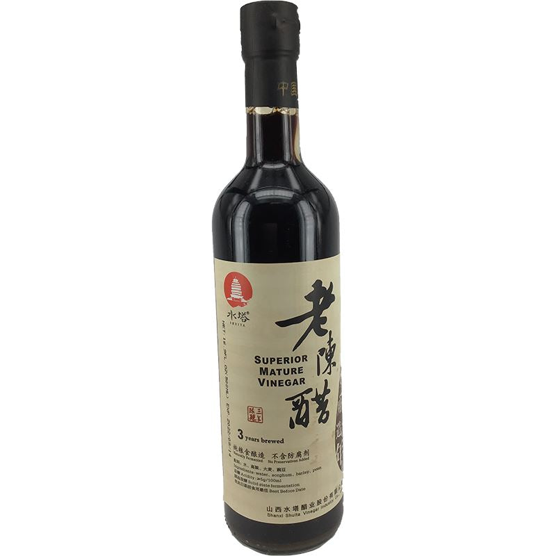 水塔 山西老陈醋 三年陈酿 500毫升 /Shanxi Naturessig 500ml ShuiTa