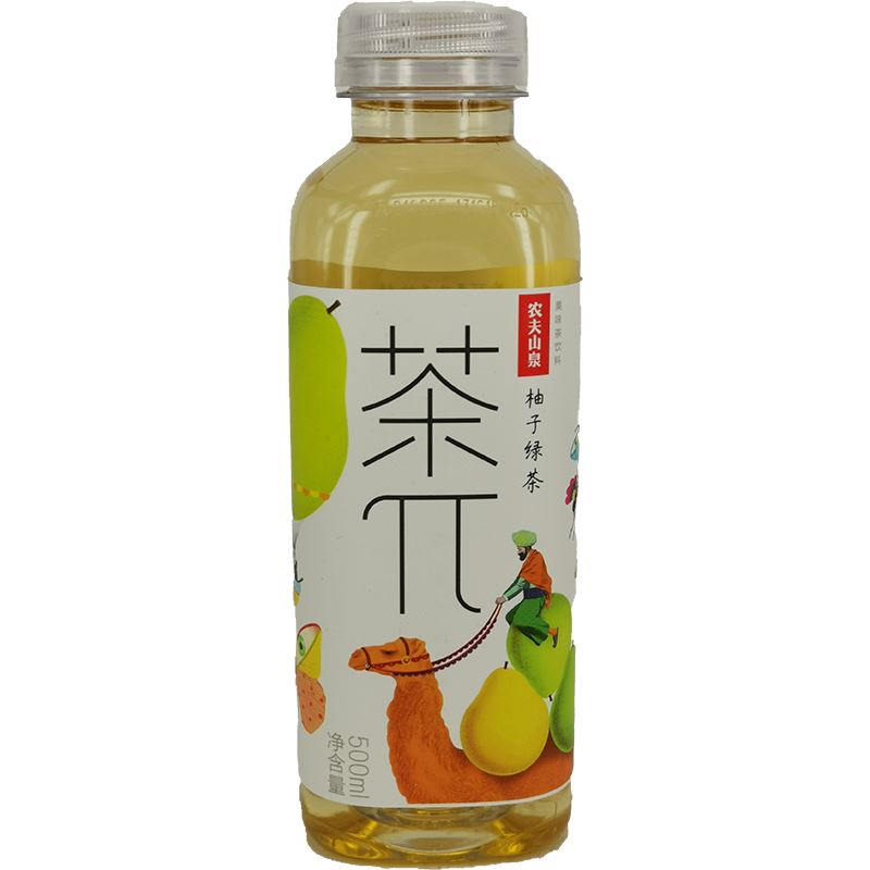 农夫山泉 茶π 柚子绿茶 饮料 500毫升 / Zitronen Grüntee Getränk 500ml NFSZ