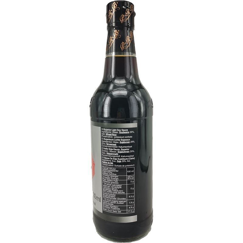 珠江桥牌 生抽王 500毫升 /Soja sauce hell 500ml PRB
