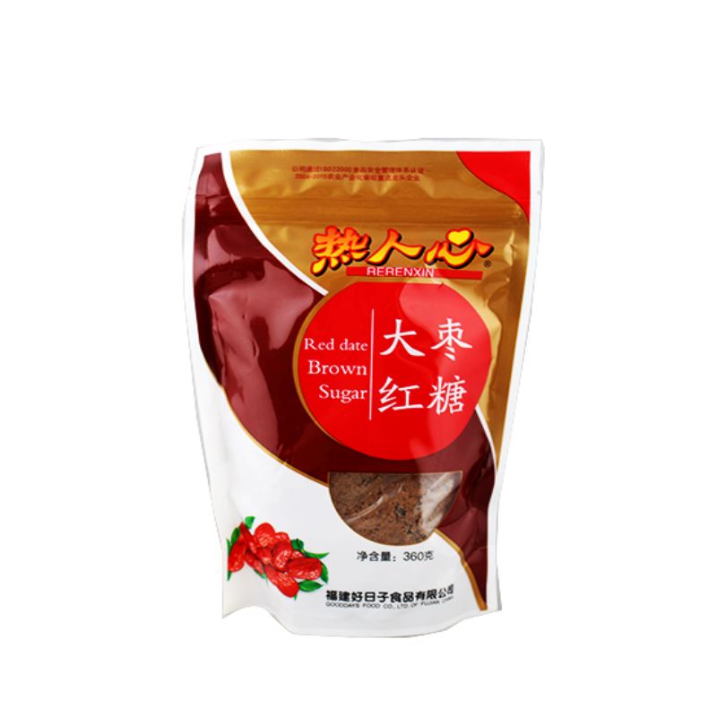 热人心 大枣红糖 360克 /Braune Zucker mit Datteln 360g RERENXIN
