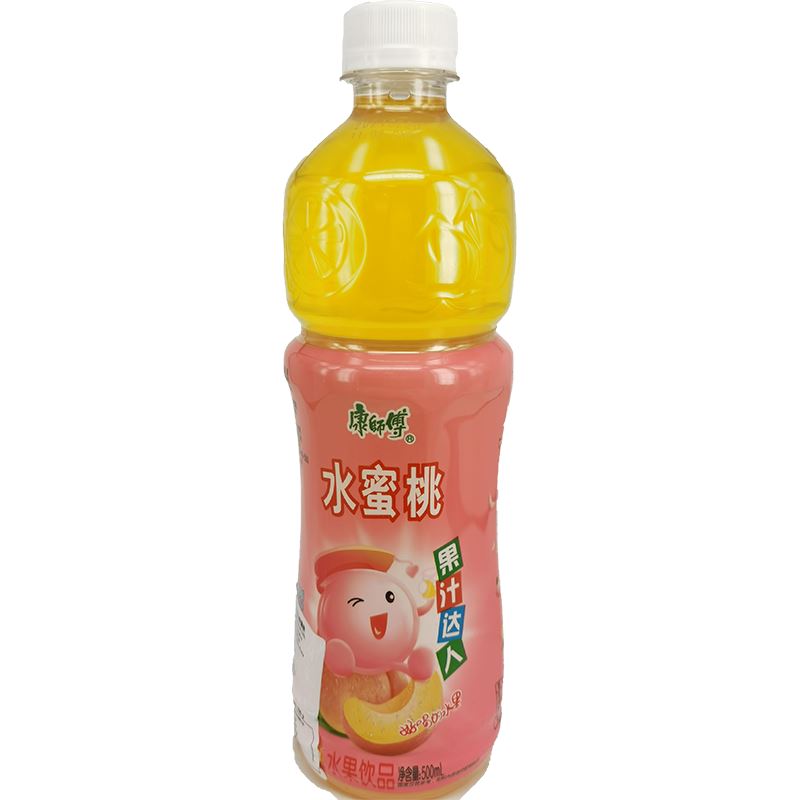 康师傅 水蜜桃 果汁达人 500毫升 /Getränke mit Pfirsiche 500ml MASTER KUNG
