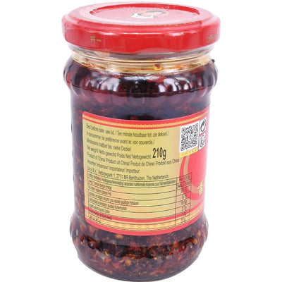 老干妈 香辣脆油辣椒 210克 /Crispy Chilli in Öl 210g LGM