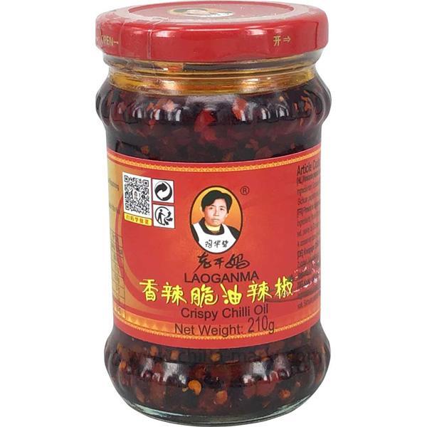 老干妈 香辣脆油辣椒 210克 /Crispy Chilli in Öl 210g LGM